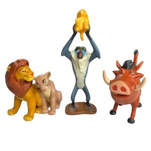 Lion King Figurines Simba & Nala Together Rafiki Pumba Action Figure PVC